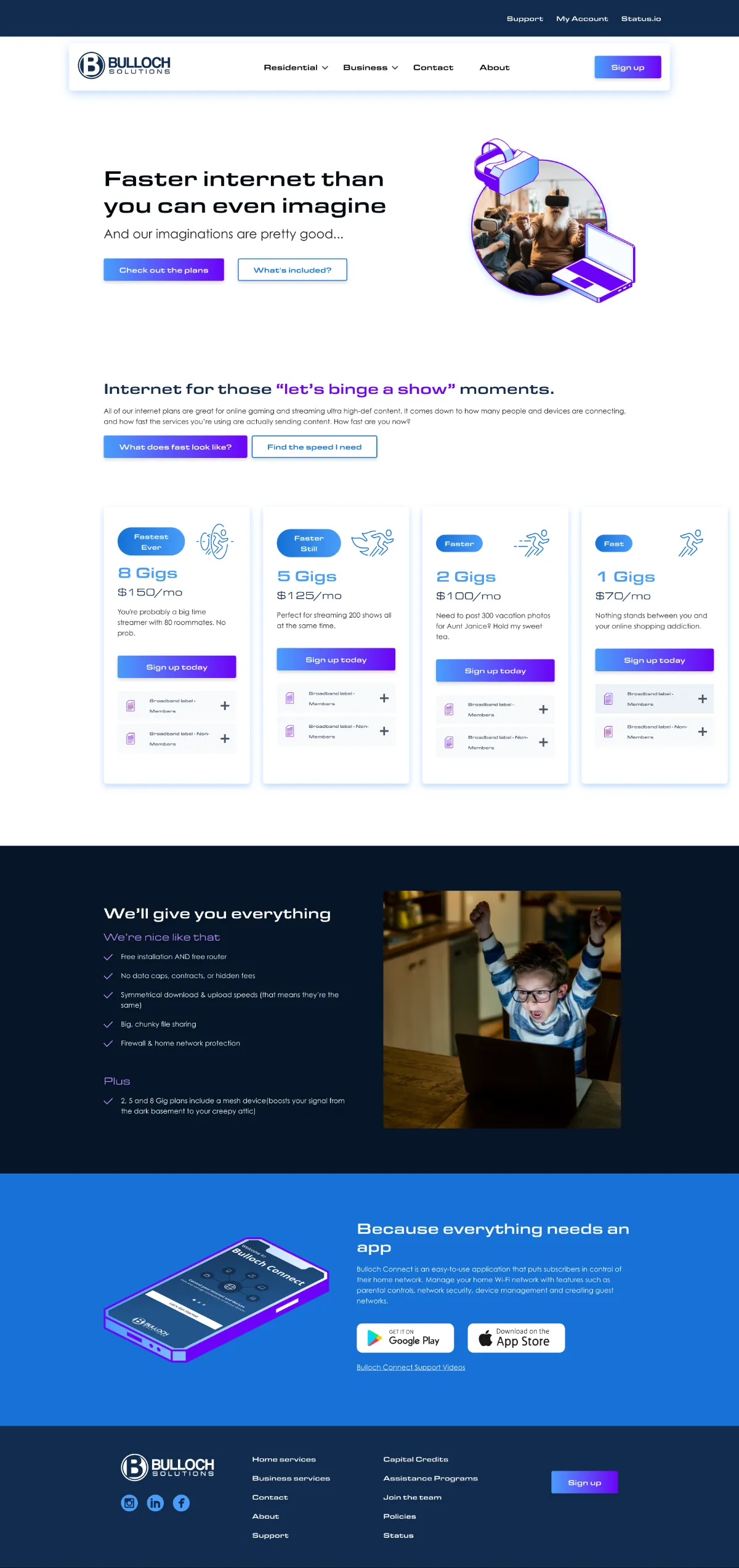 Bulloch Solutions Website Screenshot