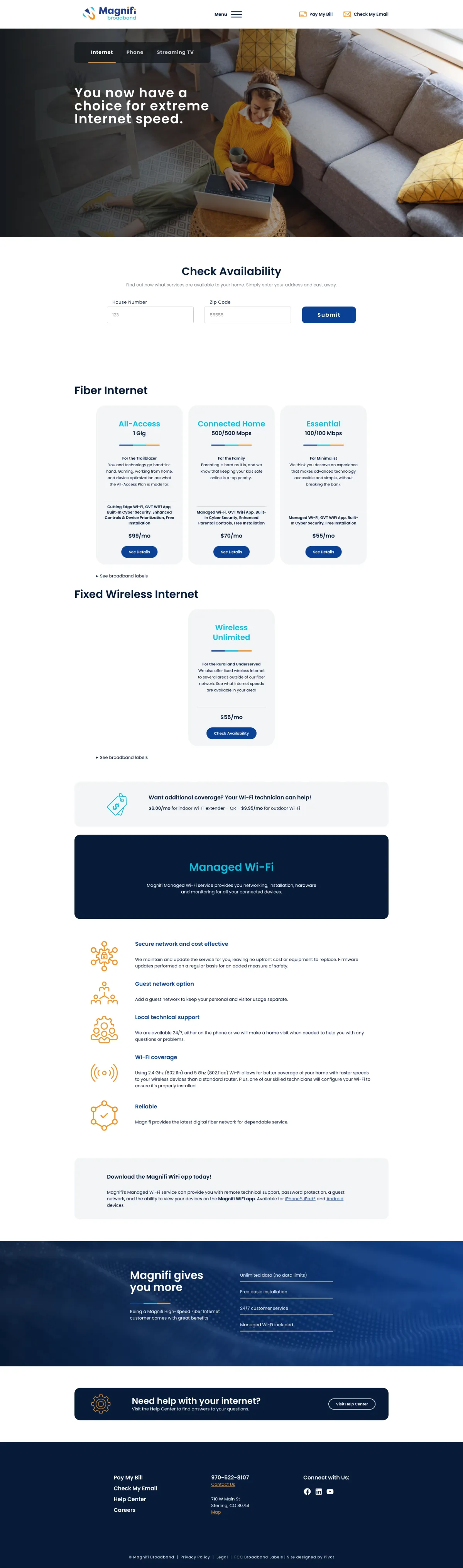 Magnifi Broadband Screenshot
